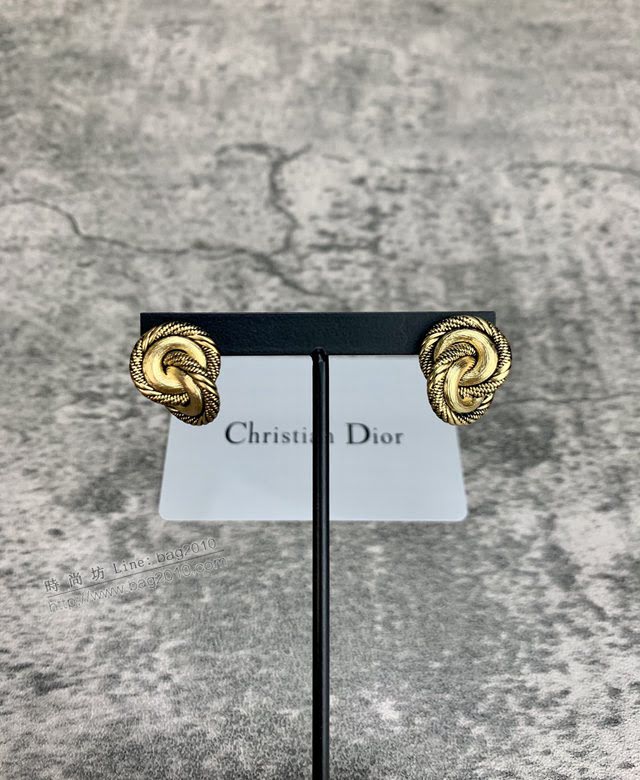 Dior飾品 迪奧經典熱銷款中古耳釘耳環  zgd1133